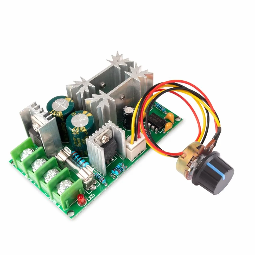 Regolatore di Velocità del Motore CC 12V 24V 36V 48V 20A Unità di Controllo Velocità Motore PWM Regolatore di Tensione Elettrica (1)