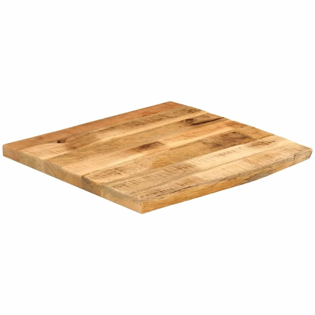 vidaXL Piano Tavolo 80x80x2,5 cm Legno di Mango Grezzo, Sostituzione Tavolo da Pranzo