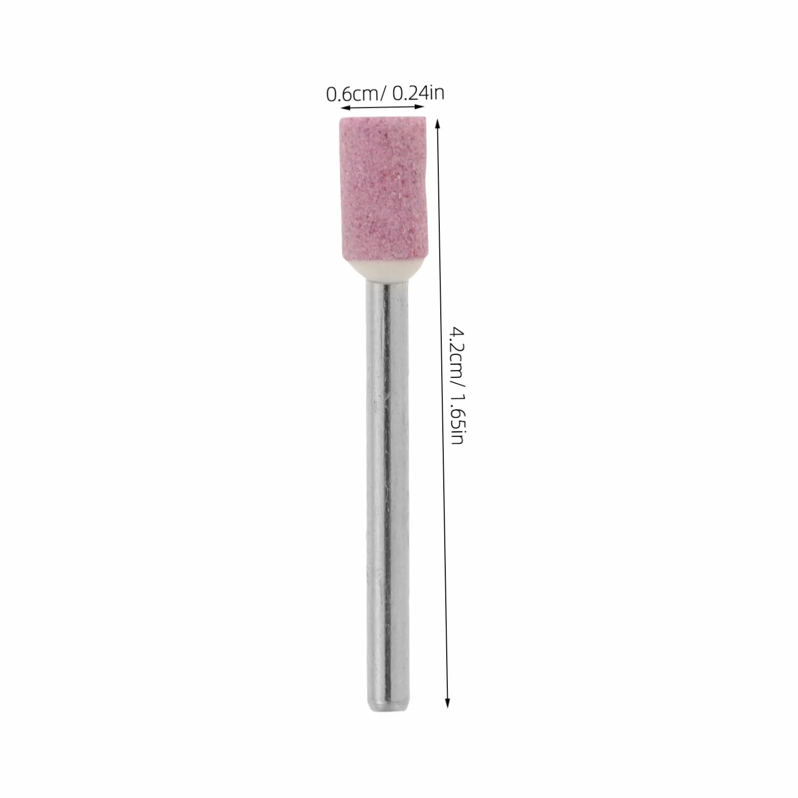 50 Pezzi Mole Trapano in Lega di Zinco e Selce Rosa Punte Abrasive Professionali Appuntite per Smerigliatura e Incisione Utensili Rotanti