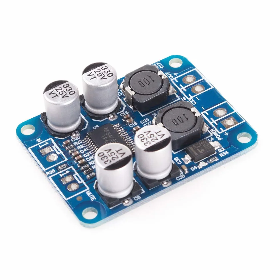 TPA3118 PBTL 60W DC 8-24V Mono Digital Audio Amplifier Board AMP Module Chip 1X60W 4-8 Ohms Replace TPA3110 For Arduino