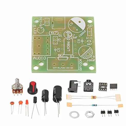 Kit Amplificatore Audio Fai da Te Mini Elettronico 3 12V DC per Progetti DIY Sistemi Audio Compact con Modulo per Home Studio e HiFi