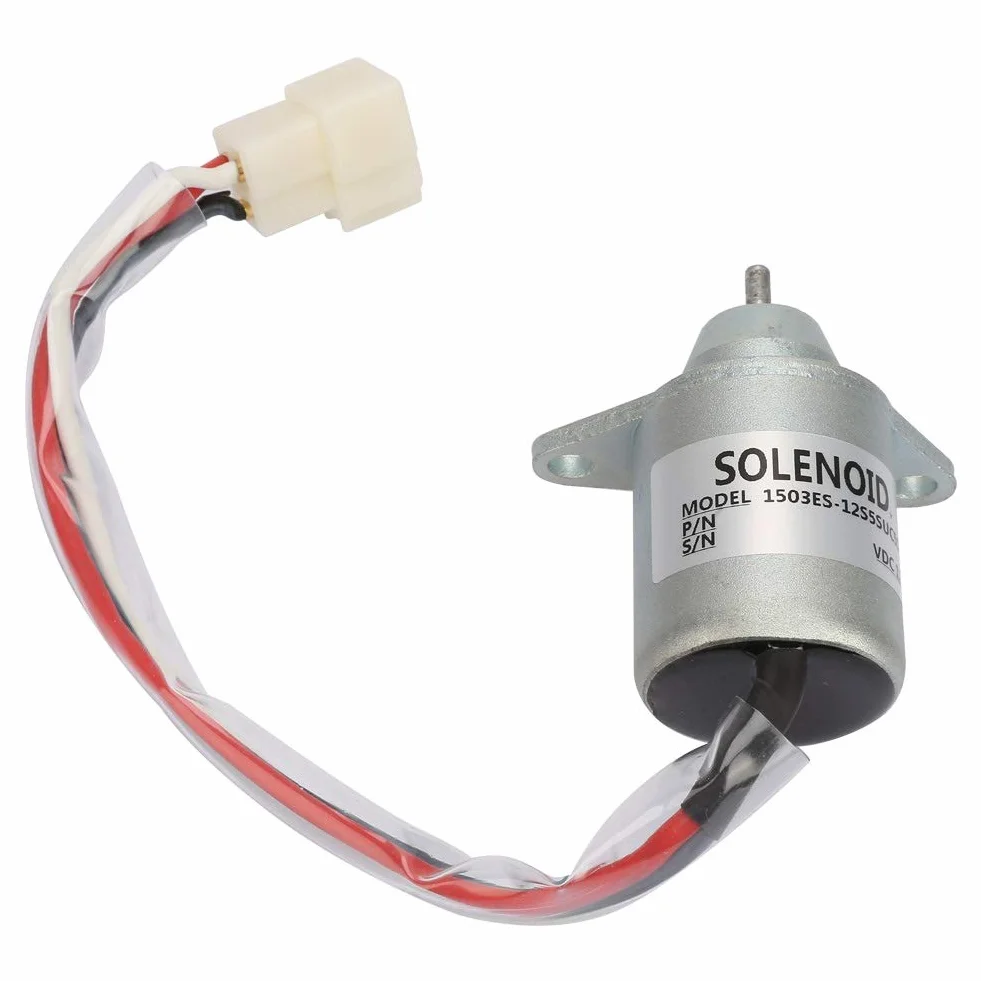 Solenoide - Motore diesel 12 V Interruttore di arresto Kit di sostituzione valvola solenoide 1503ES-12S5SUC5S