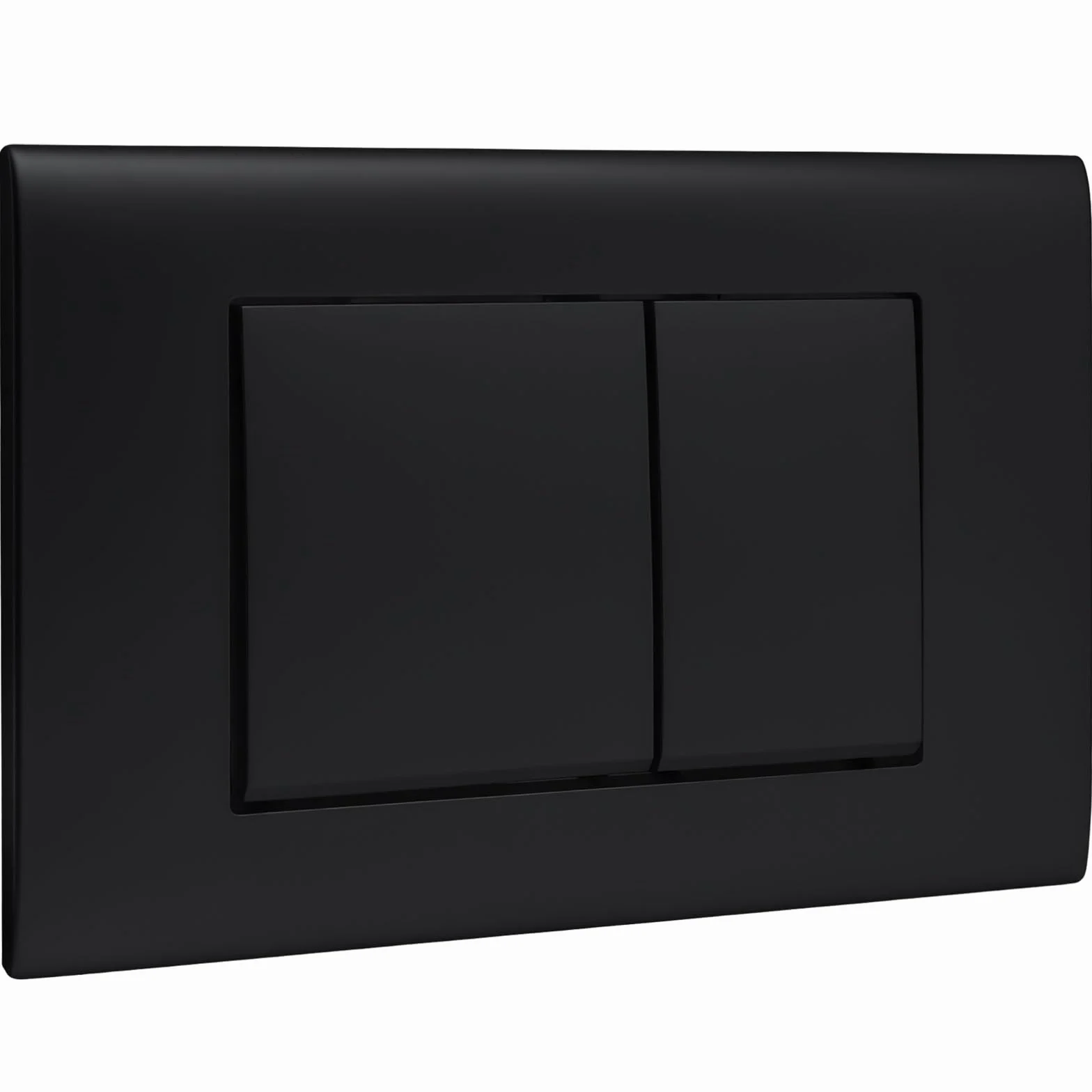 Placca di Comando WC Compatibile con Geberit Sigma Gamma UP300 UP320 246x164 mm Nero Opaco