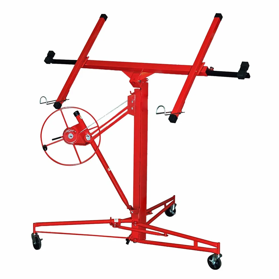 Herrselsam Sollevatore pieghevole XXL 140-350 cm altezza di lavoro regolabile in altezza 68 kg carico max. 290 cm larghezza braccio per piastre di riga