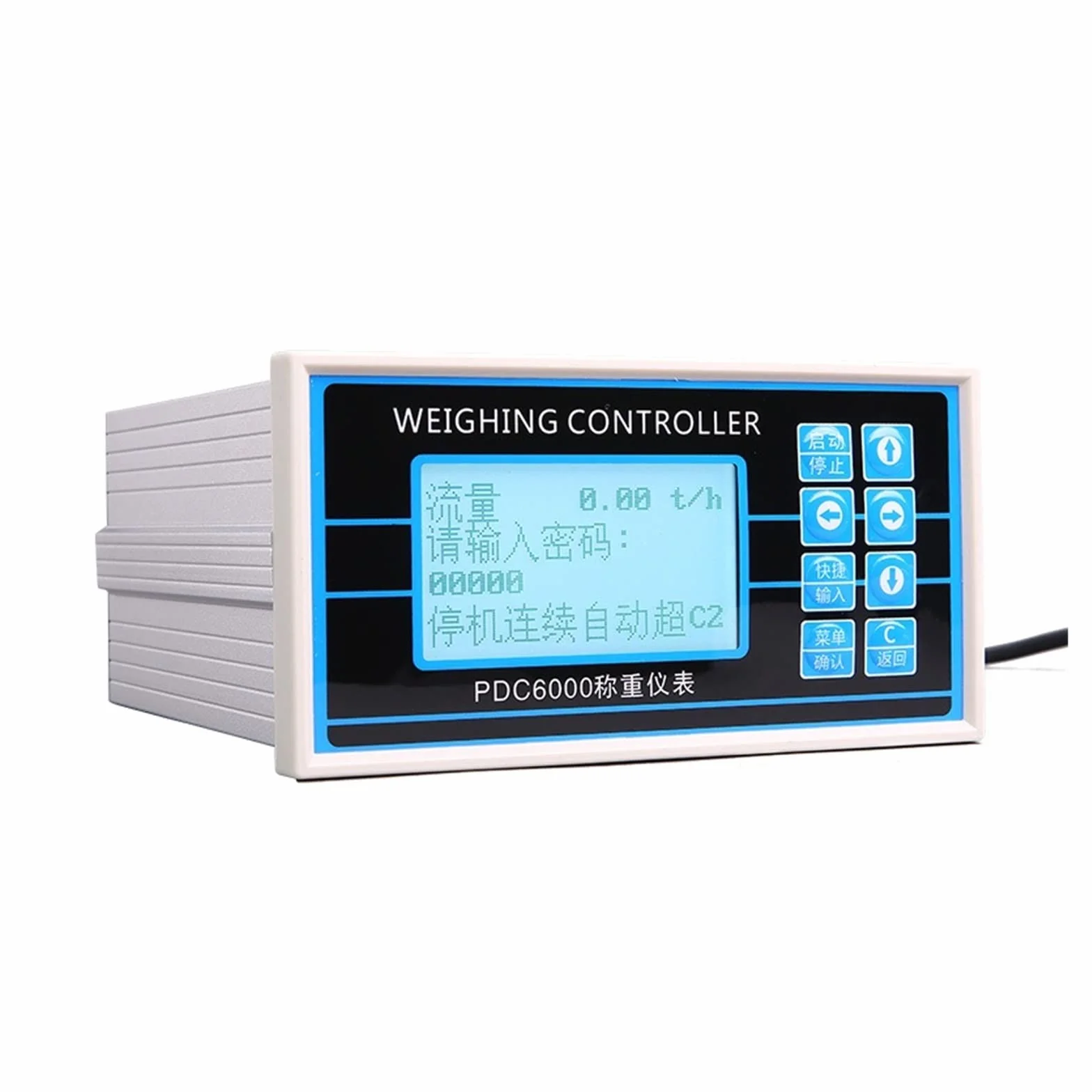 Schermo LCD del del regolatore di pesatura della Scala del Nastro trasportatore PDC6000 con Il Materiale della Lega di Alluminio(Encoder)