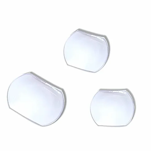 JUMELA Lente in Vetro for Orologio Quadrato con Lente d'Ingrandimento Finestra con Data Singola Cristallo Convesso Ingrandimento Trasparente 7.0/5.5 2 Pezzi (Size : 5.5x4.5mm)