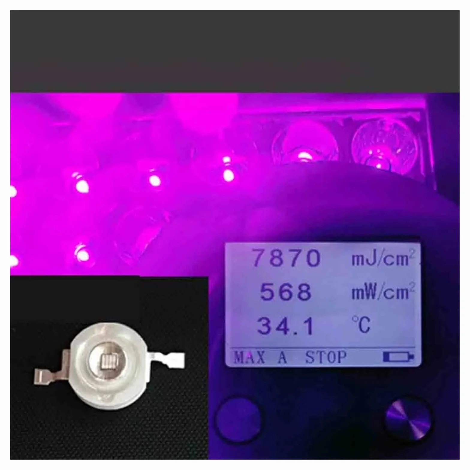 Lampada polimerizzante UV a LED 500W UV Ultraviolet Curing Lamp 365nm 395nm 405nm Colla Resina Olio Verde Saldatura Bordo PCB Rivestimento Schermo LCD Vernice Vernice Polimerizzazione rapida/prestazio