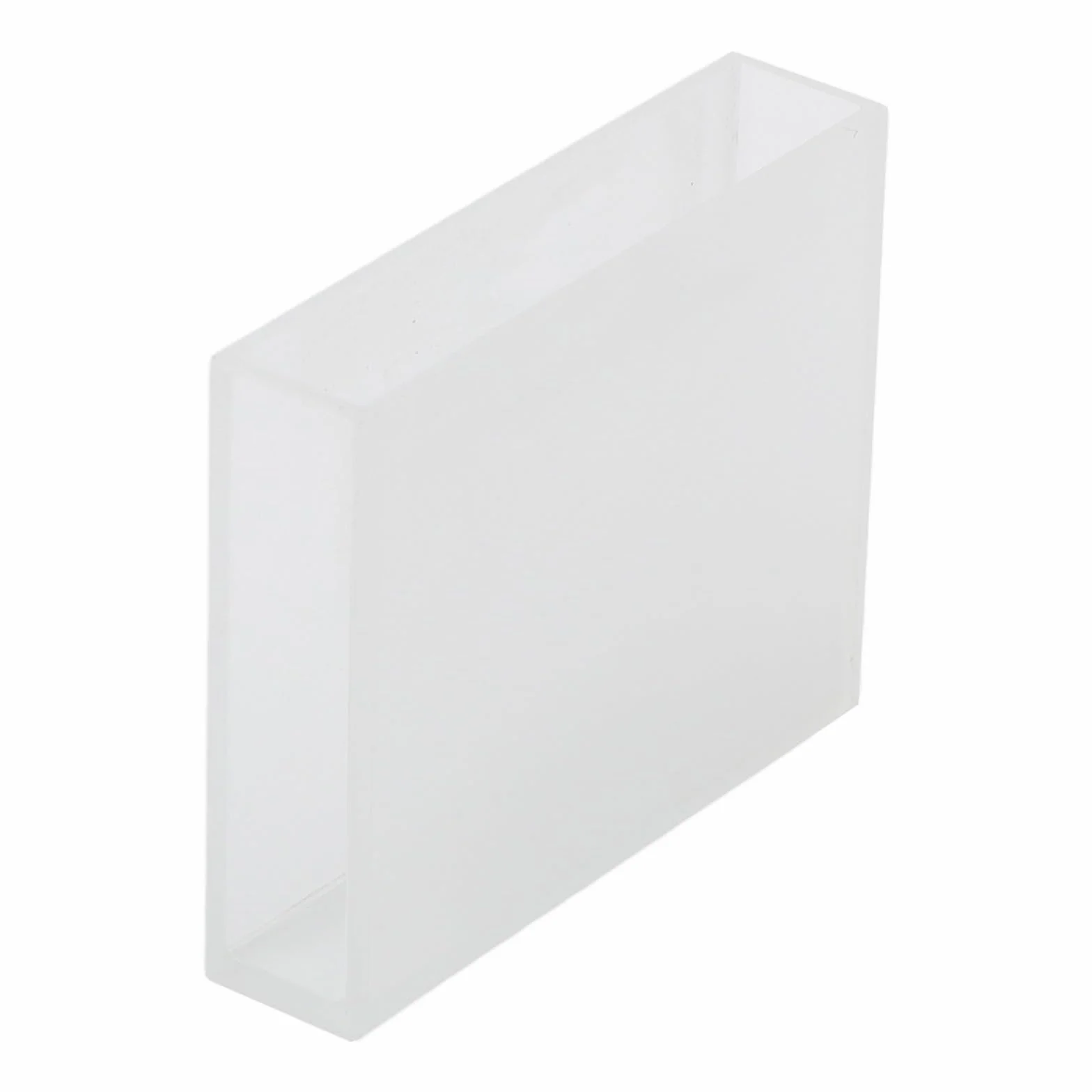 Cuvetta in vetro per spettrofotometro 751 e 722, vetro ottico trasparente, percorso luminoso 10-50mm, volume 3,5ml, gamma lunghezza d'onda 340-2500nm