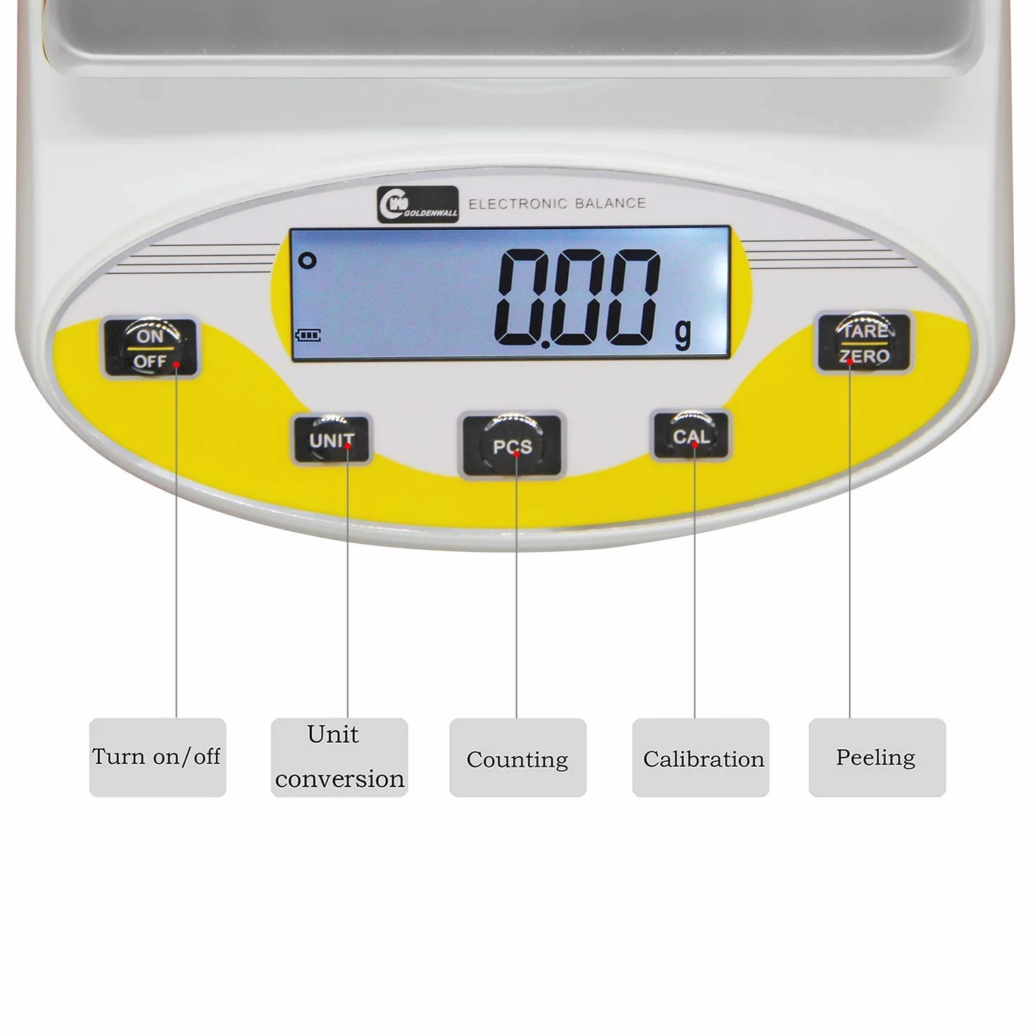 CGOLDENWALL Lab Bilancia analitica digitale di precisione Bilancia da laboratorio 3000g, 0,01g Bilancia di precisione da laboratorio Bilancia elettronica Bilancia pesapersone Bilance da cucina