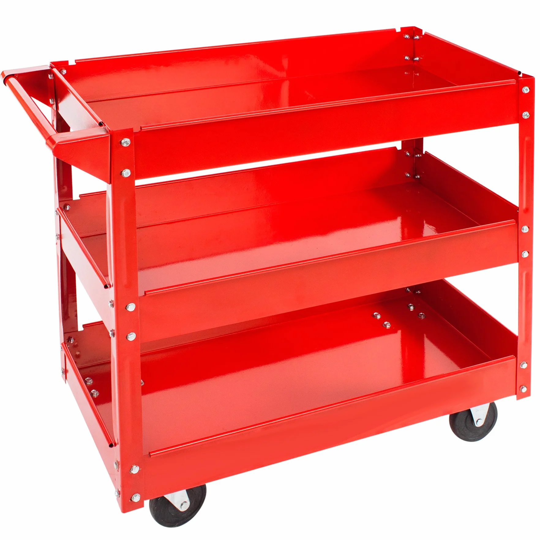 tectake Carrello Porta Utensili da Officina Montaggio - Modelli Differenti - (3 Piani | No. 400880)