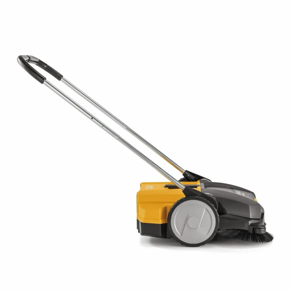 STIGA SWP 355 Spazzatrici da esterno a spinta - Larghezza di pulizia 55 cm, spazzole doppie da 30 cm, contenitore rifiuti da 20 l, altezza regolabile, ideale per superfici dure e aree fino a 1600 m²
