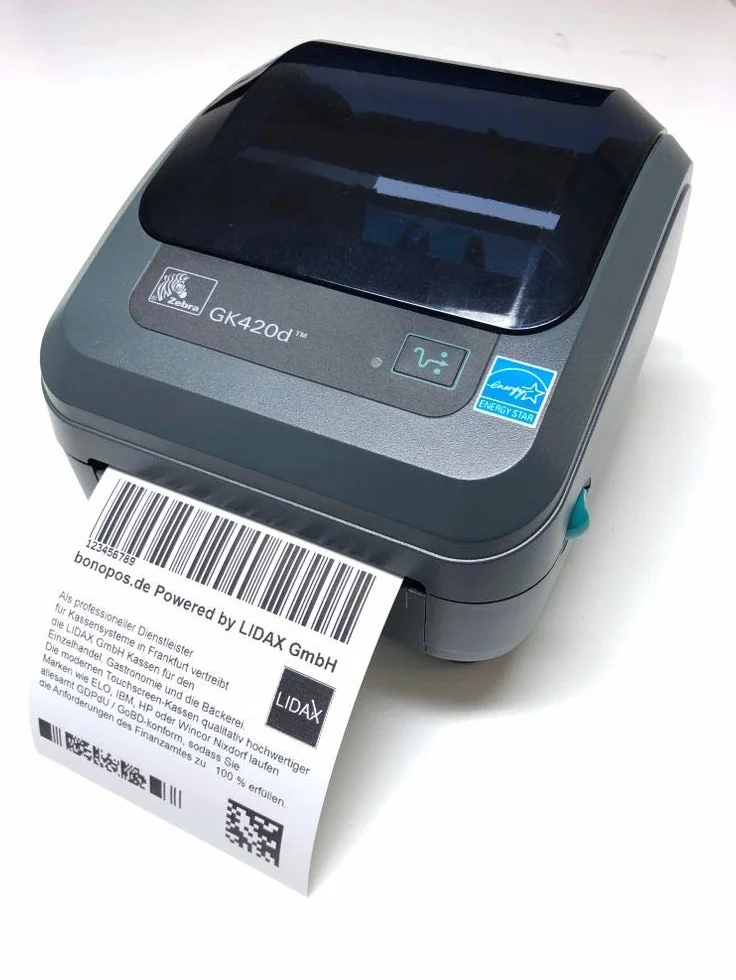 Zebra GK420d stampante per etichette (CD) Termica diretta 203 x 203 DPI - Stampanti per etichette (Termica diretta, 203 x 203 DPI, 127 mm/Sec, con filo, Ethernet, 8 MB) (Rinnovato)
