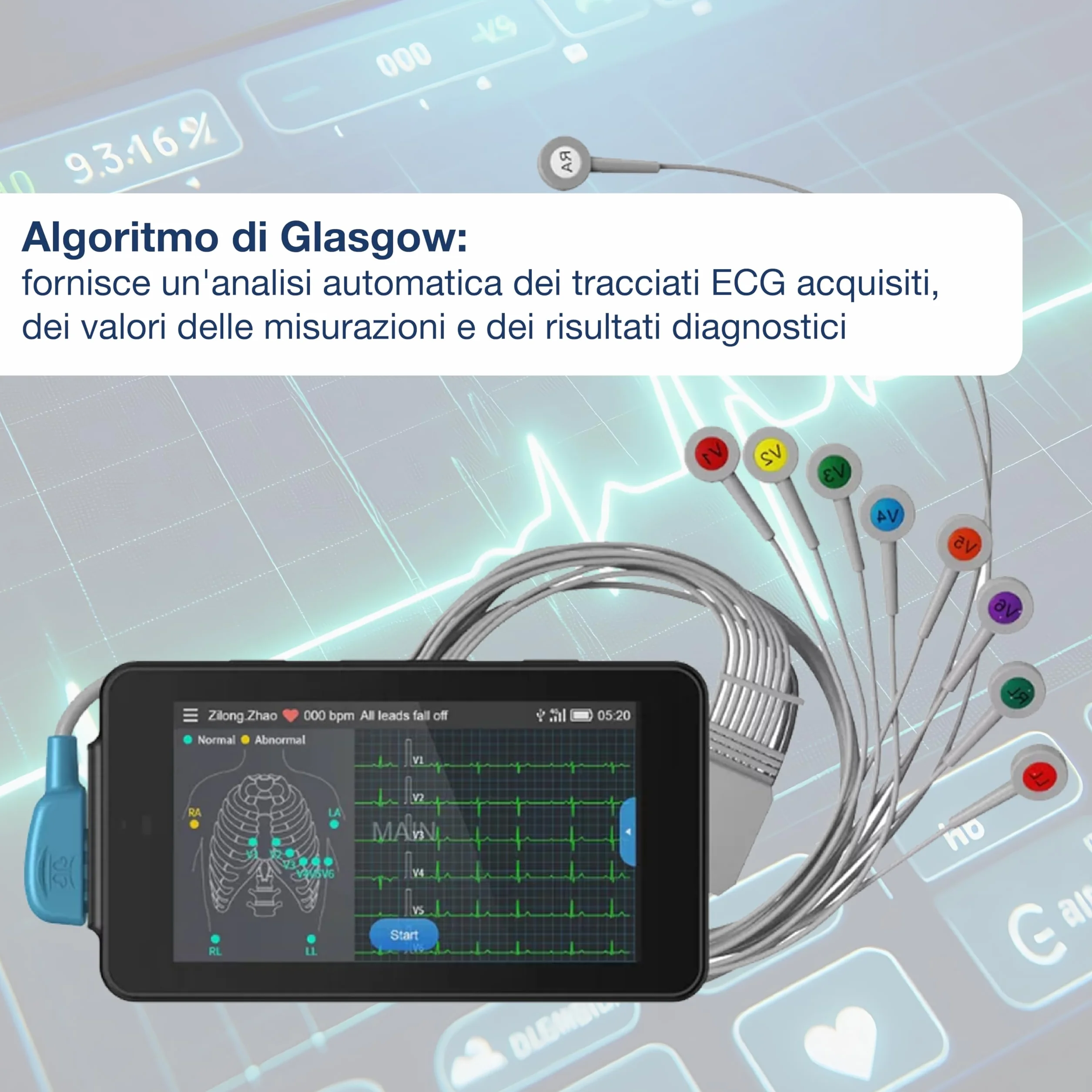 "PX31" MONITOR ECG TASCABILE PCECG-500