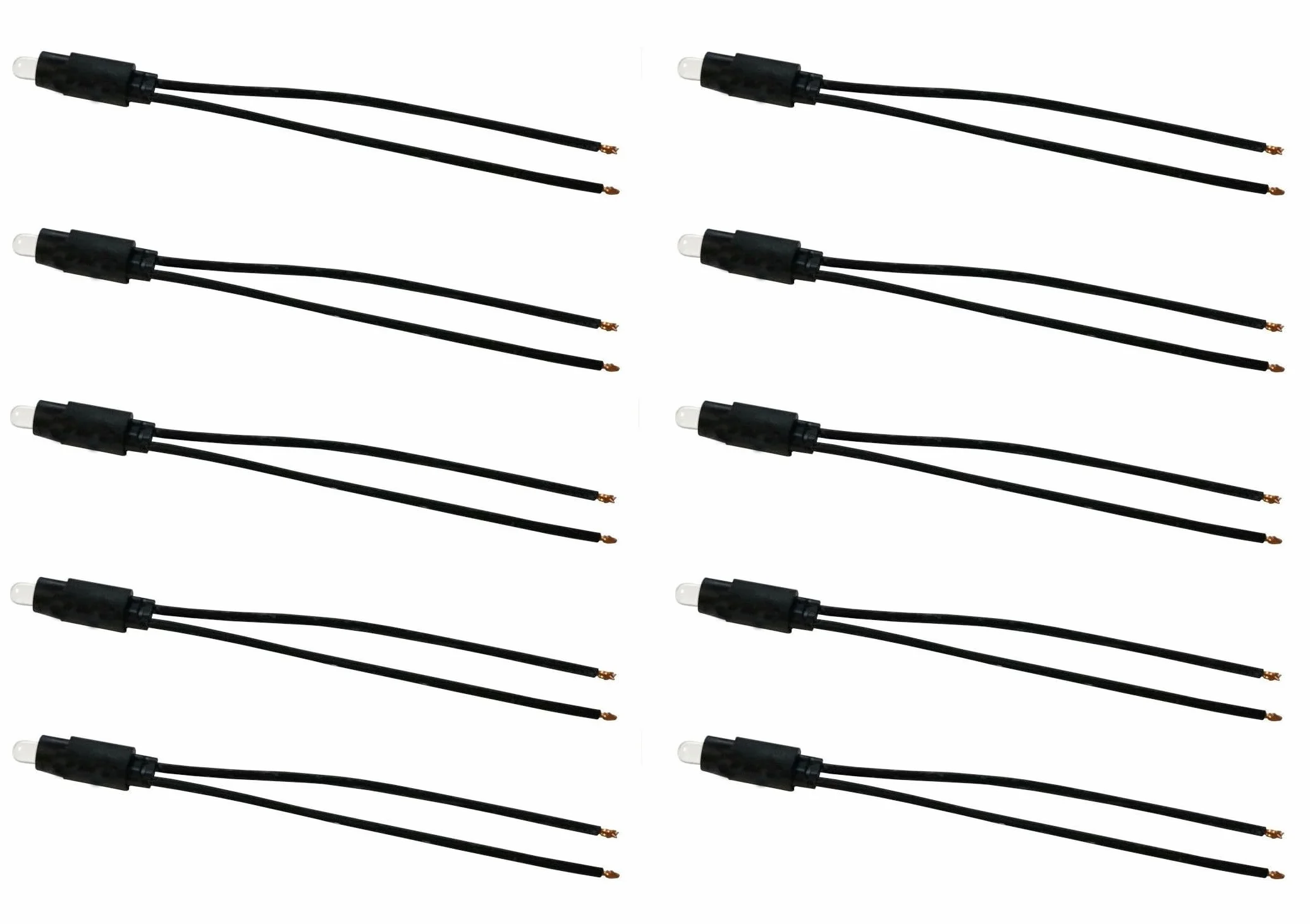 Spia LED Segnalazione Interruttore 0.5W 220V Luce Blu Diametro 5 mm Set 10 pezzi