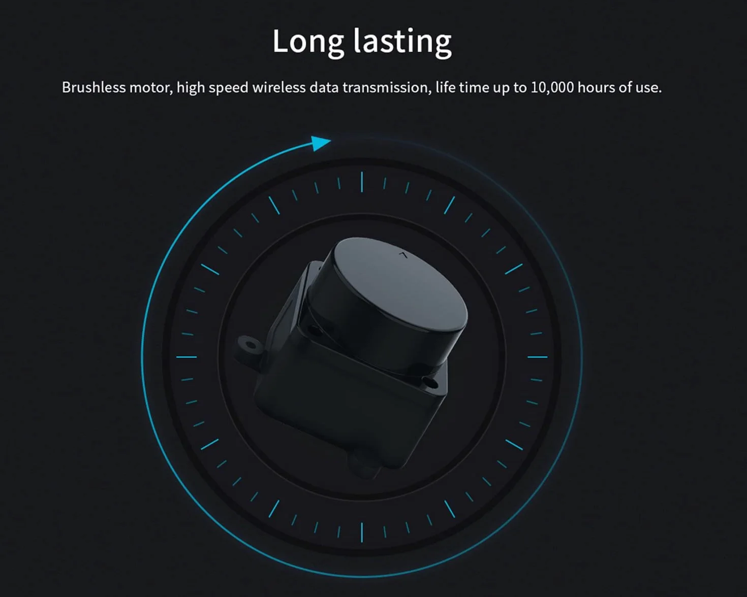 InnoMaker DTOF LiDAR Time-of-Flight Lidar STL-19P, Scansione laser omnidirezionale a 360 gradi, Antiriflesso 60000 Lux, Frequenza di misurazione 5000 Hz, Portata di 12 m, Supporto ROS/ROS2