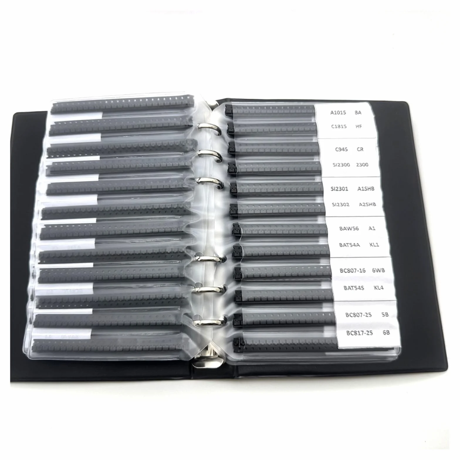 87/111 Valori SOT-23 25/50PCS SMD SMT NPN PNP SOD 5551 2222 TL431 BC807 BC817 Kit libro assortimento diodi transistor(111Values-25PCS)