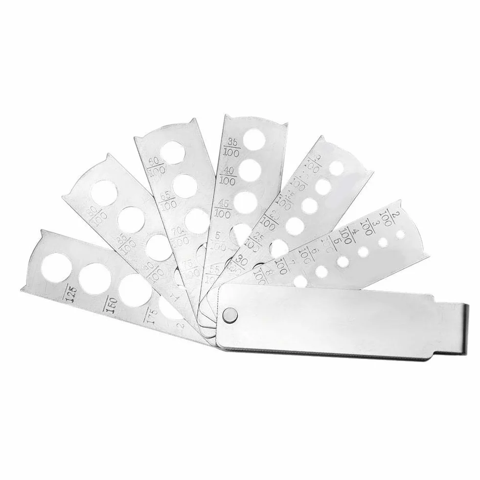 Strumento di misurazione gemma, strumento di misurazione del calibro del ventilatore del diamante Accessorio dell'attrezzatura di gioielleria per la misura della dimensione di gemma, diamante, pietra