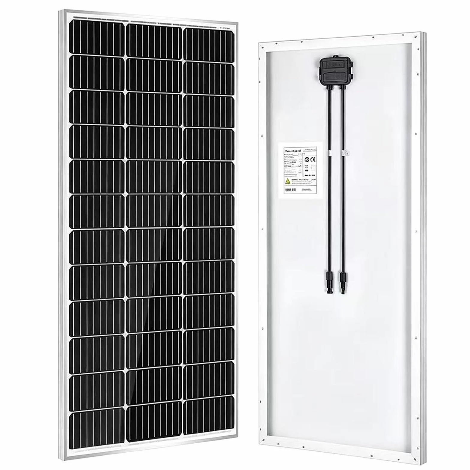 Offerta Limitata: Pannello Solare Fotovoltaico Monocristallino da 120 W E 18 V, Produzione Rapida di Energia, Cornice in Lega di Alluminio A,107.5 * 54cm