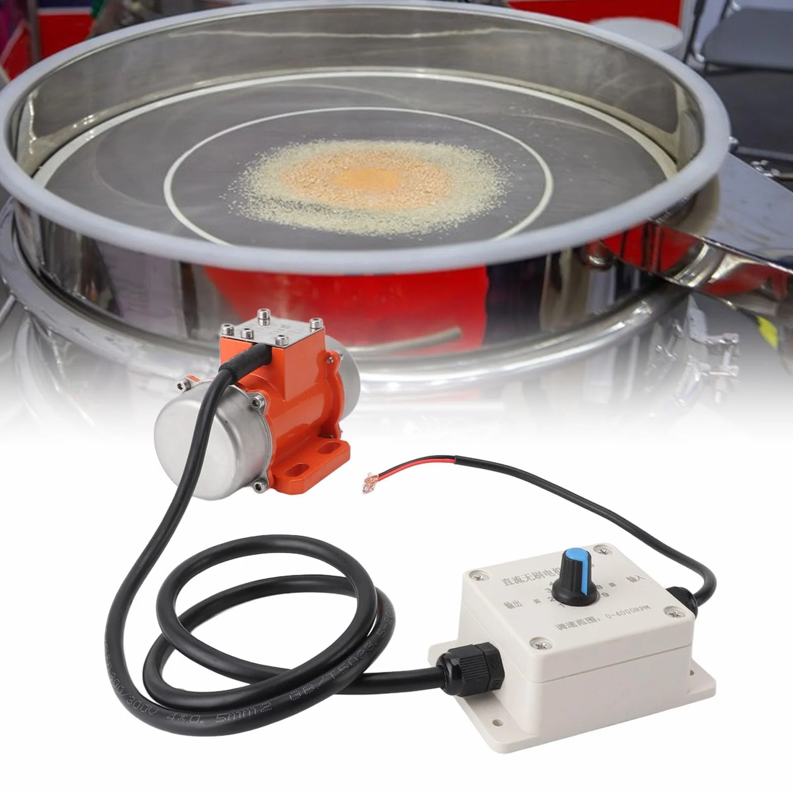 Motore di Vibrazione CC 24 V Senza Spazzole IP65 Alluminio Elettrica