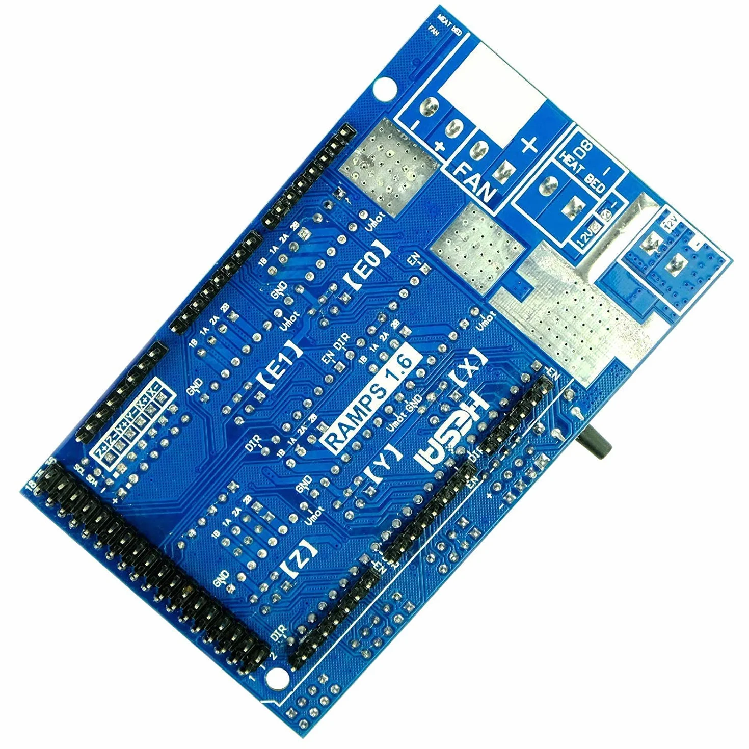 RepRap Arduino Mega Pololu Compatibile Shield (RAMPS) 1.6 per Stampanti 3D, Prusa Mendel, Mega i3