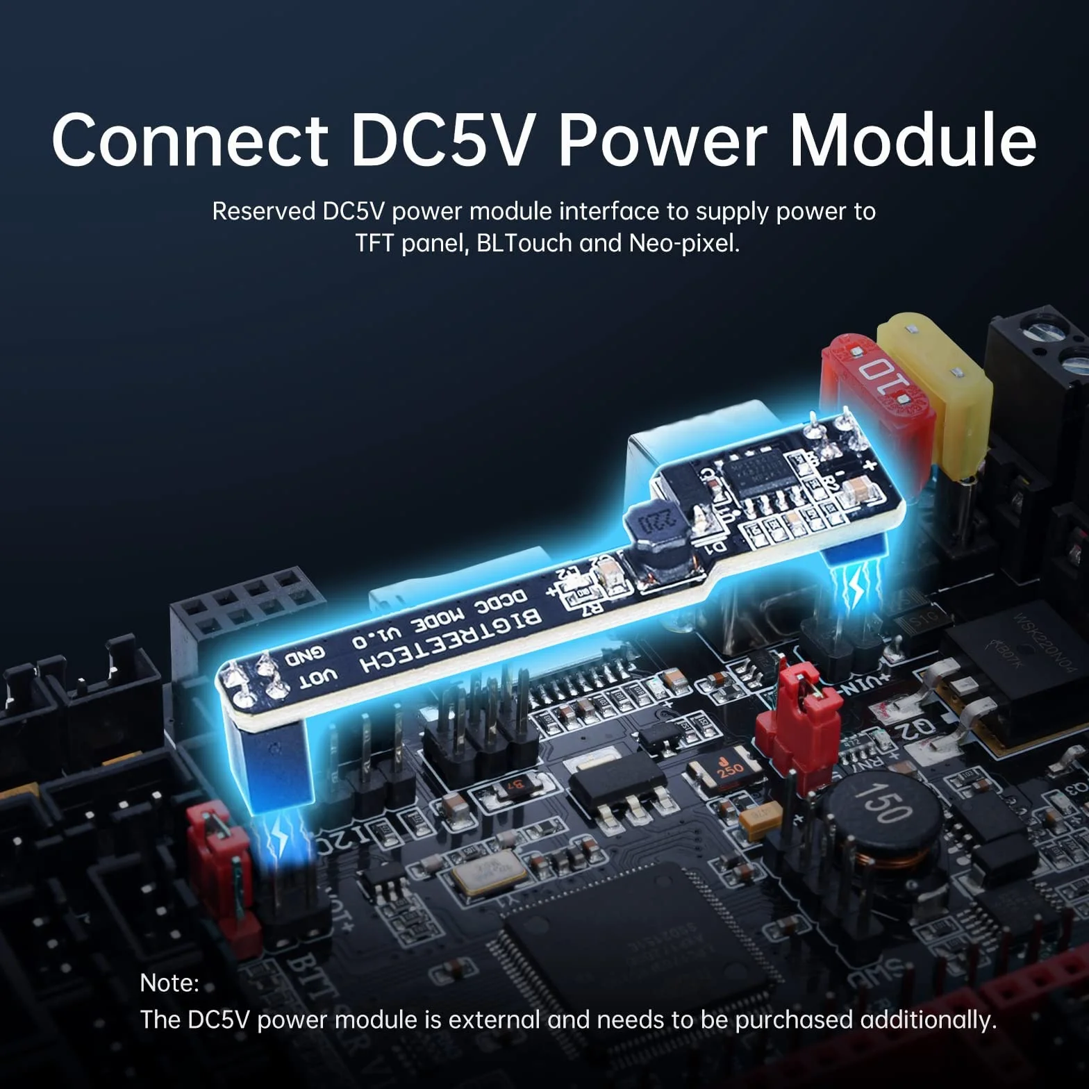 BIGTRETECH SKR V1.4 Turbo 32bit scheda controller per stampante 3D compatibile con 12864LCD/TFT24 supporto 8825/TMC2208/Tmc2130