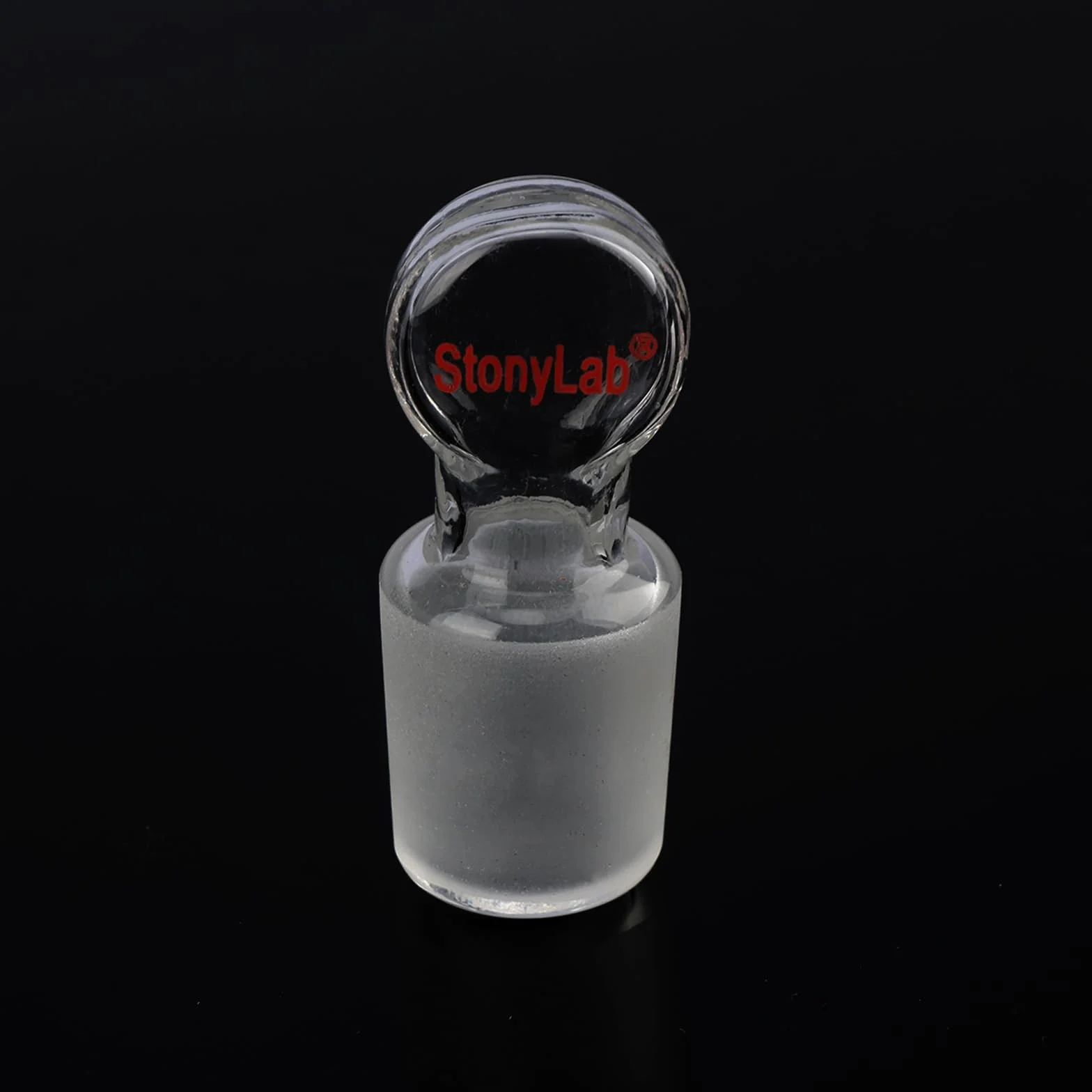 Tappo Cavo in Vetro Borosilicato Penny Head, Fondo Chiuso per Giunto Esterno 19/22, Confezione da 1
