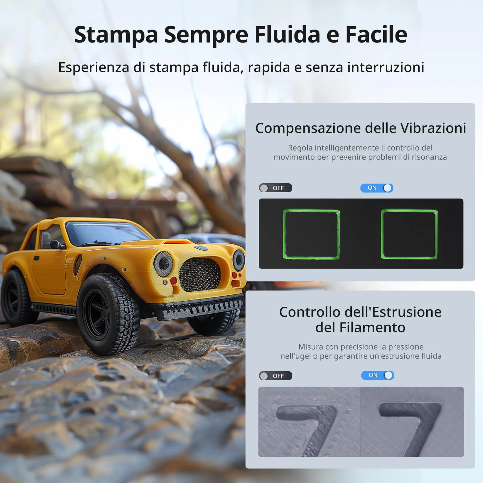 ANYCUBIC Kobra 3 Combo Stampante 3D Intelligente per la Stampa Multicolore (da 4 a 8 Colori), Stampante 3D FDM ad Alta Velocità di 600 mm/s, Grande Volume di Stampa 250 * 250 * 260mm