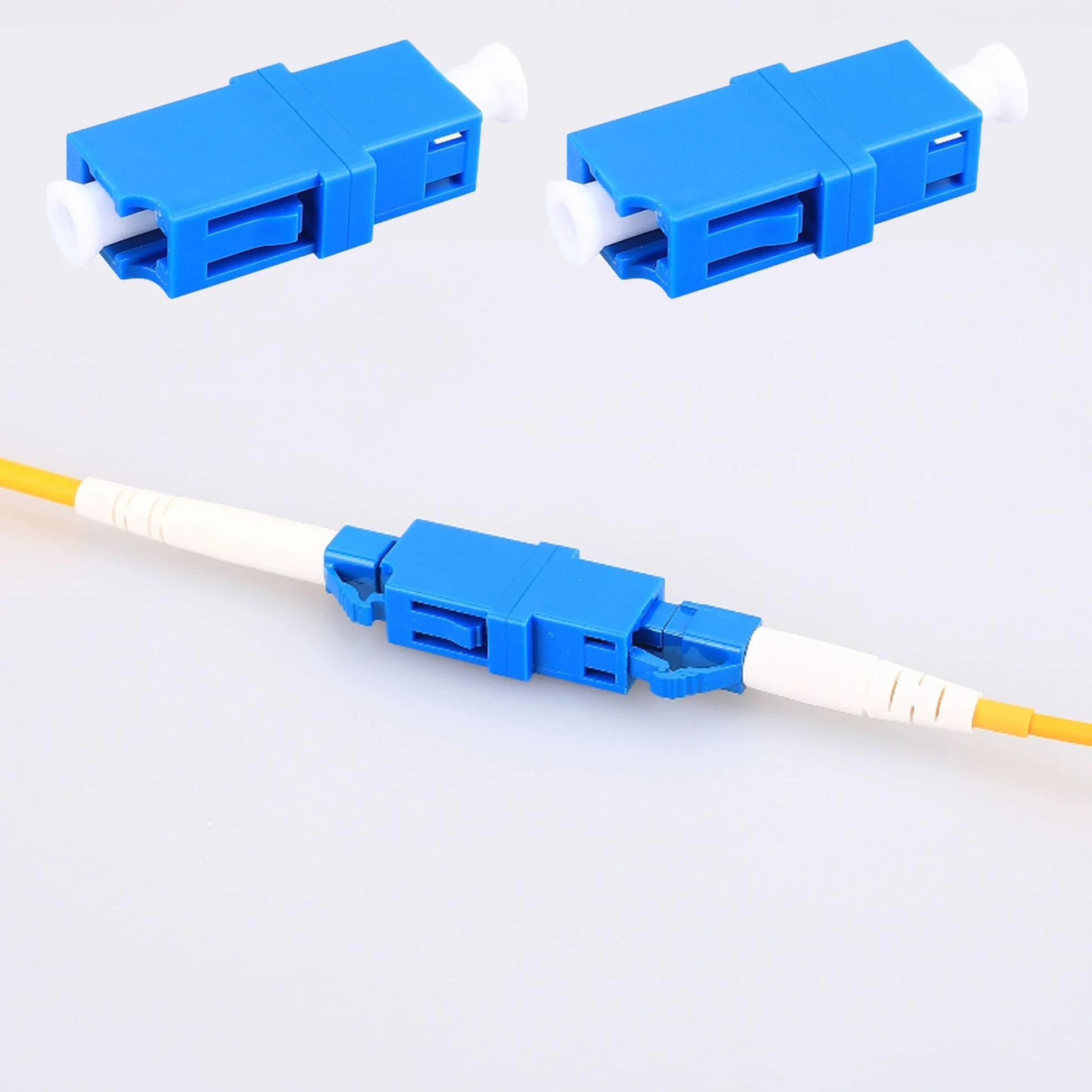10 pcs Adattatore Fibra Ottica LC/UPC Femmina A LC/UPC Accoppiatori Adattatore Fibra Ottica Accoppiatore Duplex Accoppiatore Fibra Ottica LC-UPC Femmina Simplex,Per Cablaggio (#1)