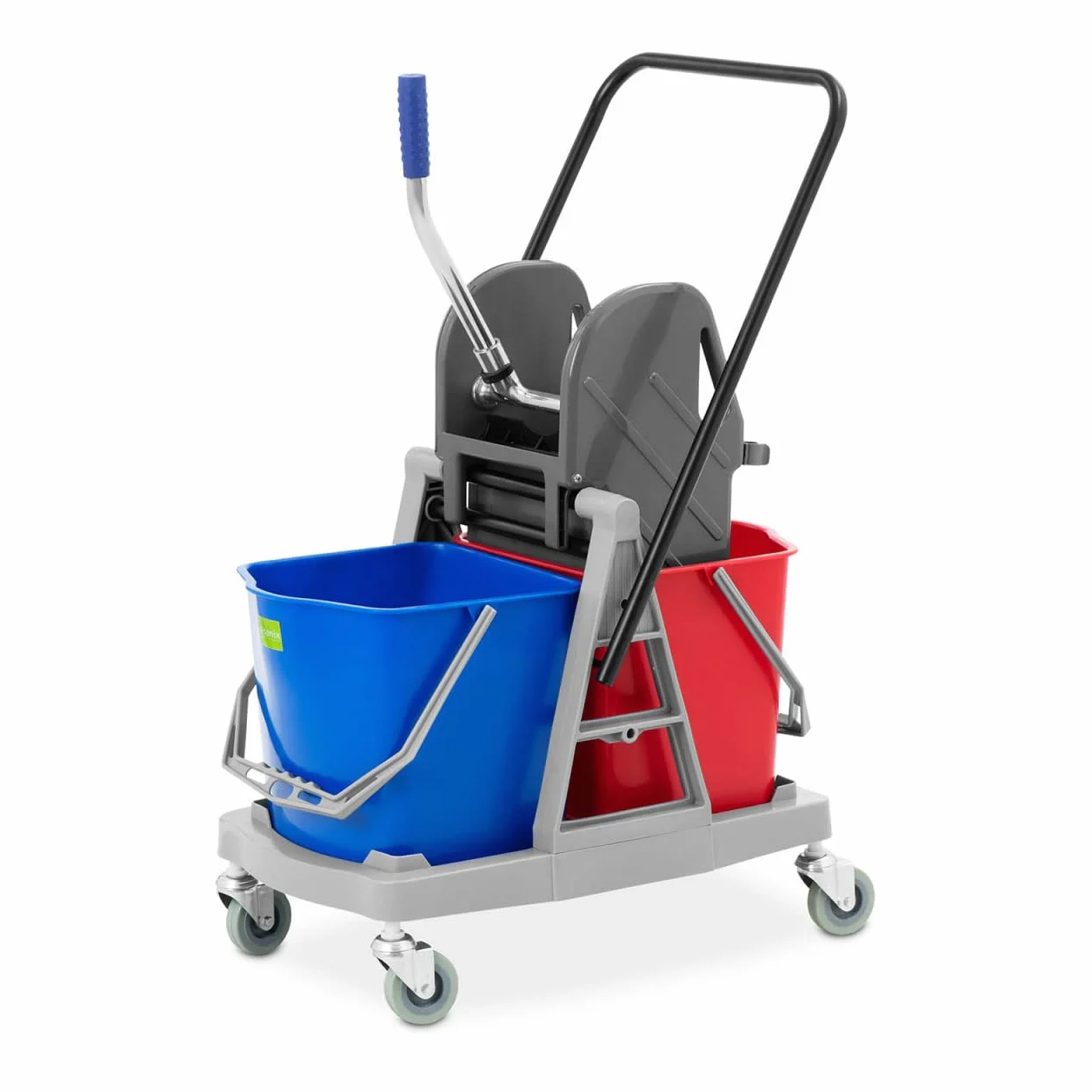 UNICLEAN TWO34 Carrello di pulizia 2 secchi 2 x 17 l con pressa professionale