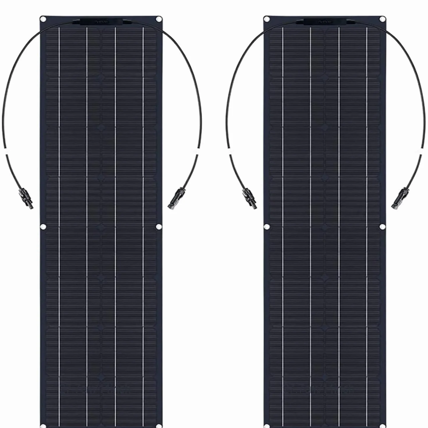 Pannello Solare da 400 W, Pannelli Solari Flessibili, Regolatore Solare Monocristallino, Kit Pannello Solare Flessibile con Controller da 40 A, Adatto per Famiglie, Camper
