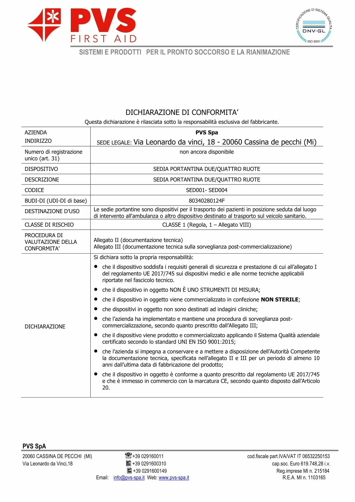 Gima 34074 Barella Carrozzina a 4 Ruote