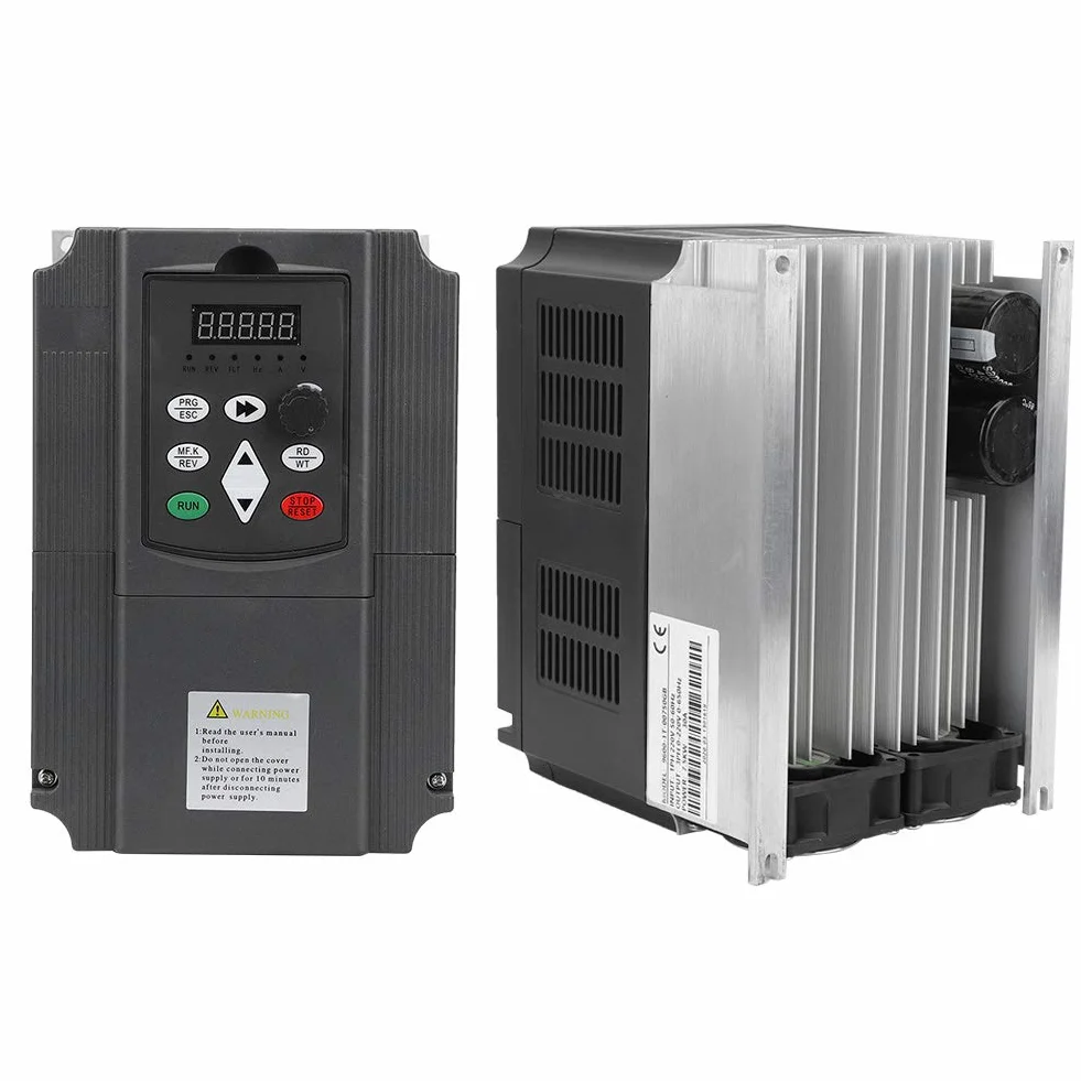 Convertitore di frequenza, CA 220 V 30 A 7,5 kW VFD monofase/trifase Inverter Convertitore di frequenza Convertitore di velocità