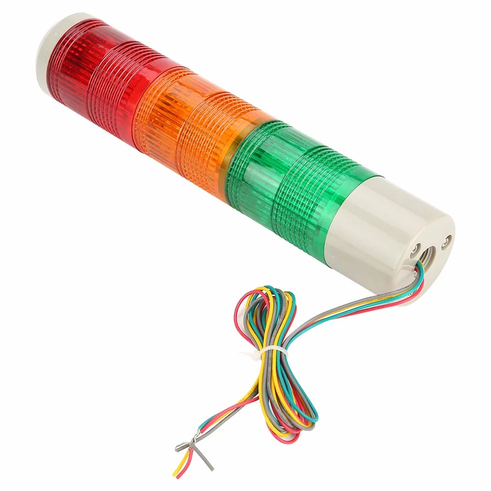 Luce Occupata, Controller Semaforo AC 220V LED Spia Luminosa, BEM-50-3T-D, Indicatore di Attenzione, Luce Costante, per Apparecchiature di Automazione, Catena di Montaggio,