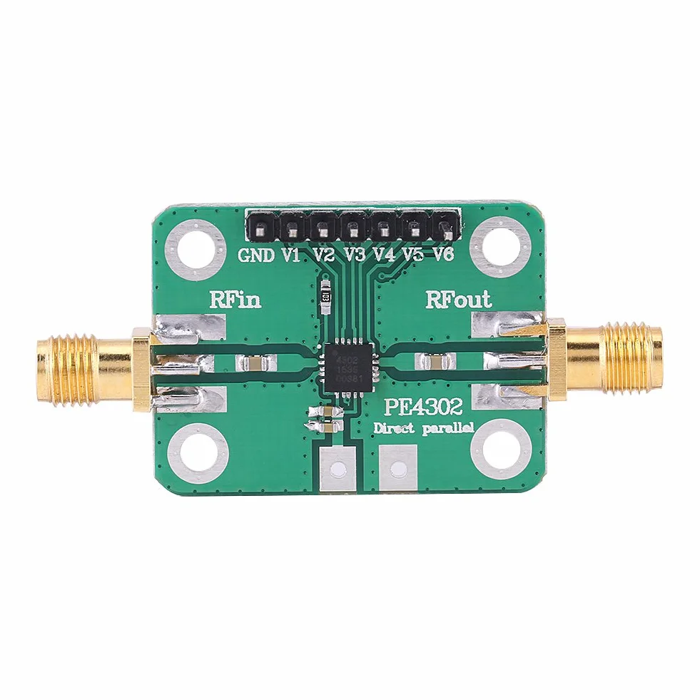 PE4302 Attenuatori a Radiofrequenza SMA Connettore Femmina 0.5dB 6Bit DC 5V 1MHz-4GHz