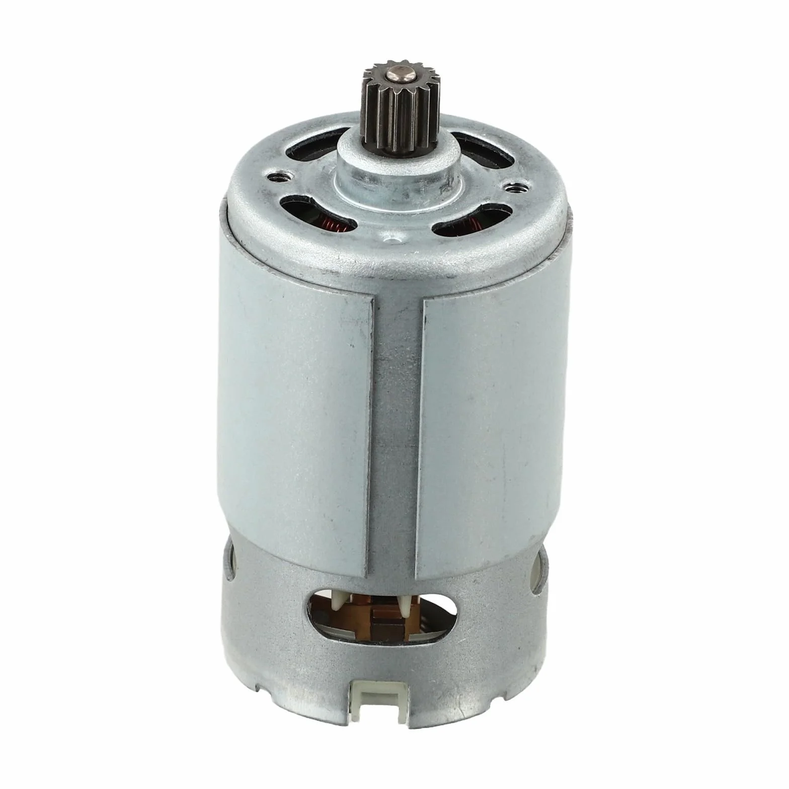 Motore RS550 21V DC per utensili elettrici senza fili incluso per motosega e sega a moto alternativo con 14 denti ingranaggio 8,2 mm