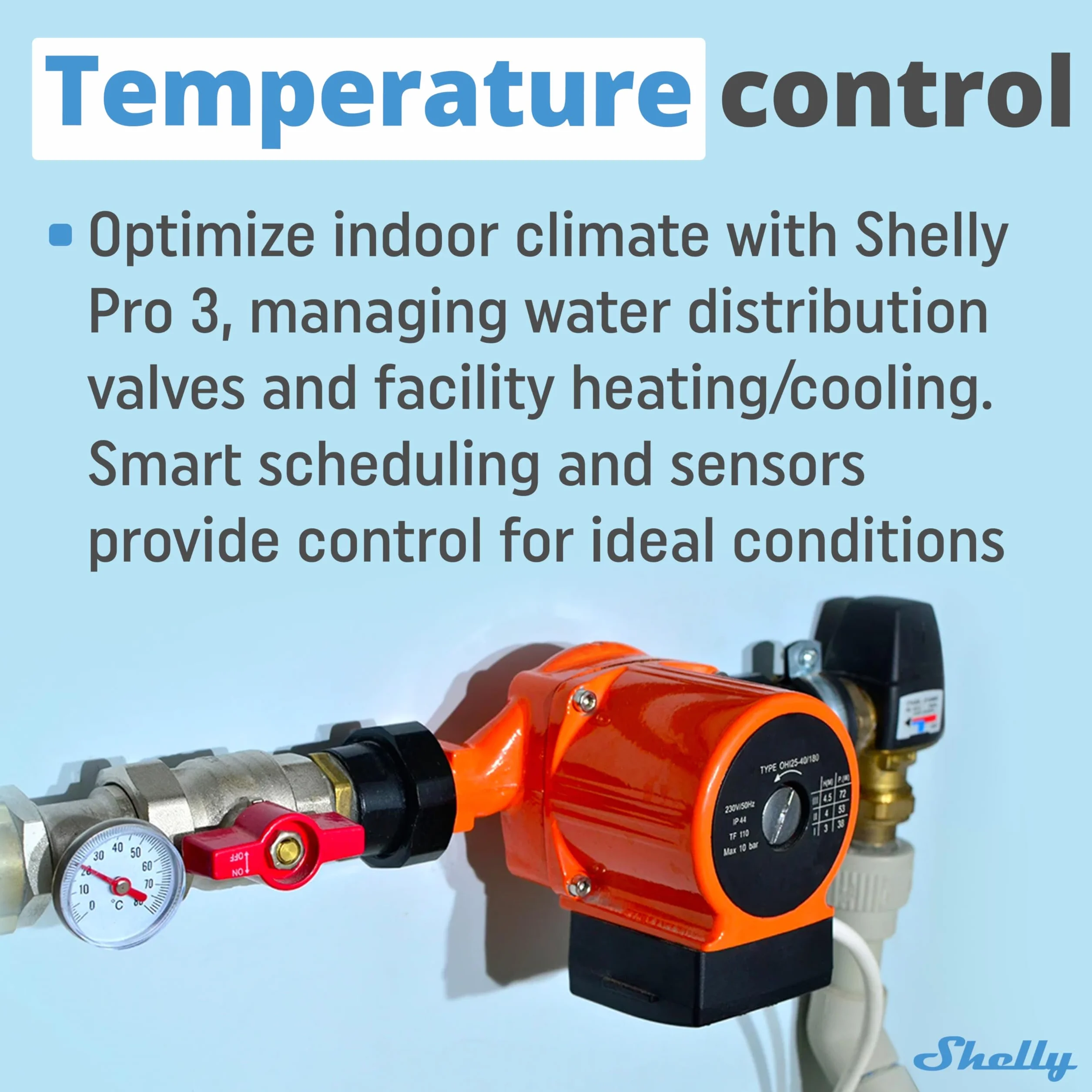 Shelly Pro 3 - Wi-Fi & LAN Smart Relè Interruttore, Mono & Trifase, 3 Canali, 16A, Contatti Puliti, Porta Garage & Cancelli, Luci & Riscaldamento Telecomando, Guida DIN, Domotica, Nessun Hub Richiesto