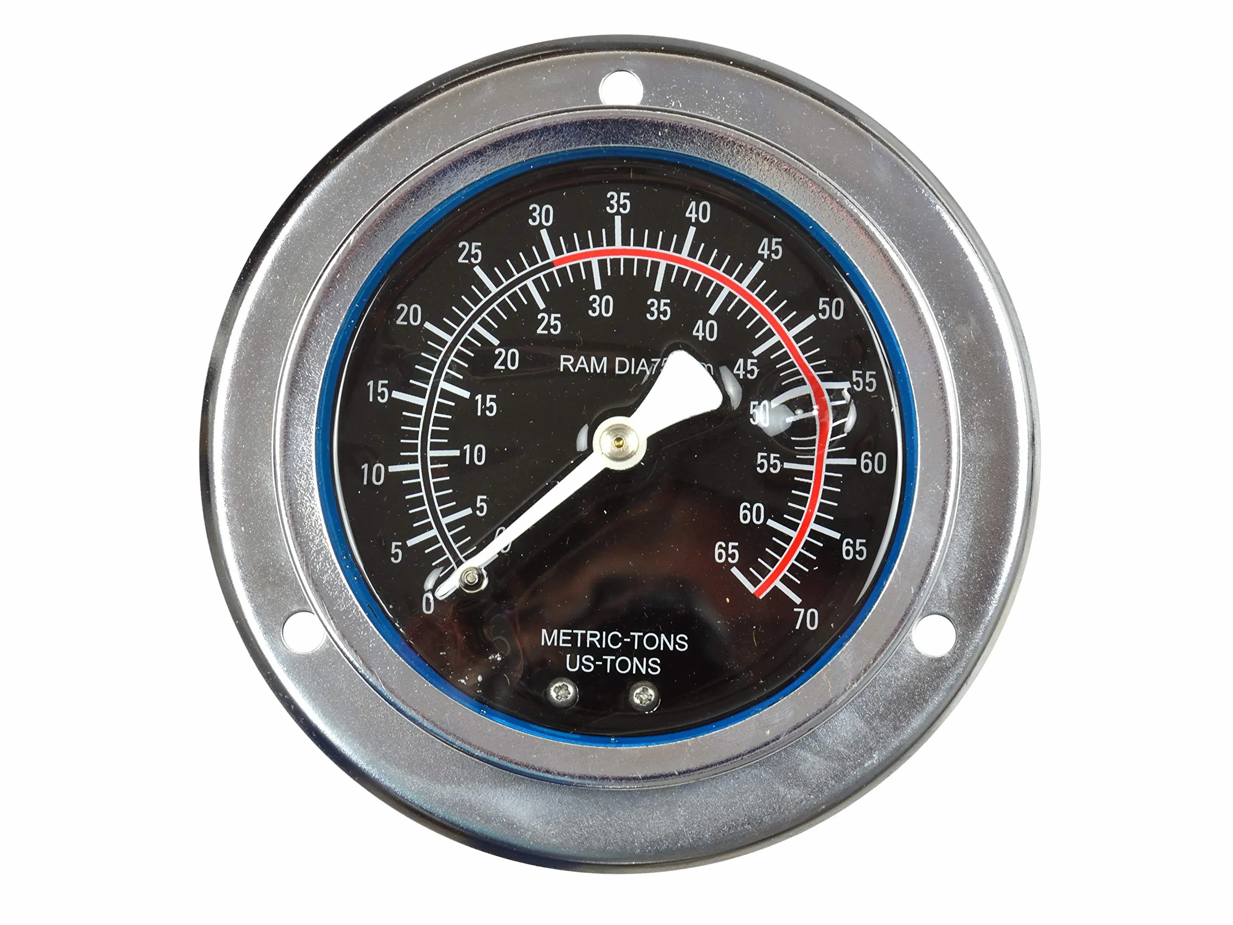 BSD Set Pressa Idraulica 30 Tonnellate - Pressa da Banco Idraulica, Pressa da Officina - Clindro Idraulico, Pompa Idraulica, Tubo Flessibile, Manometro