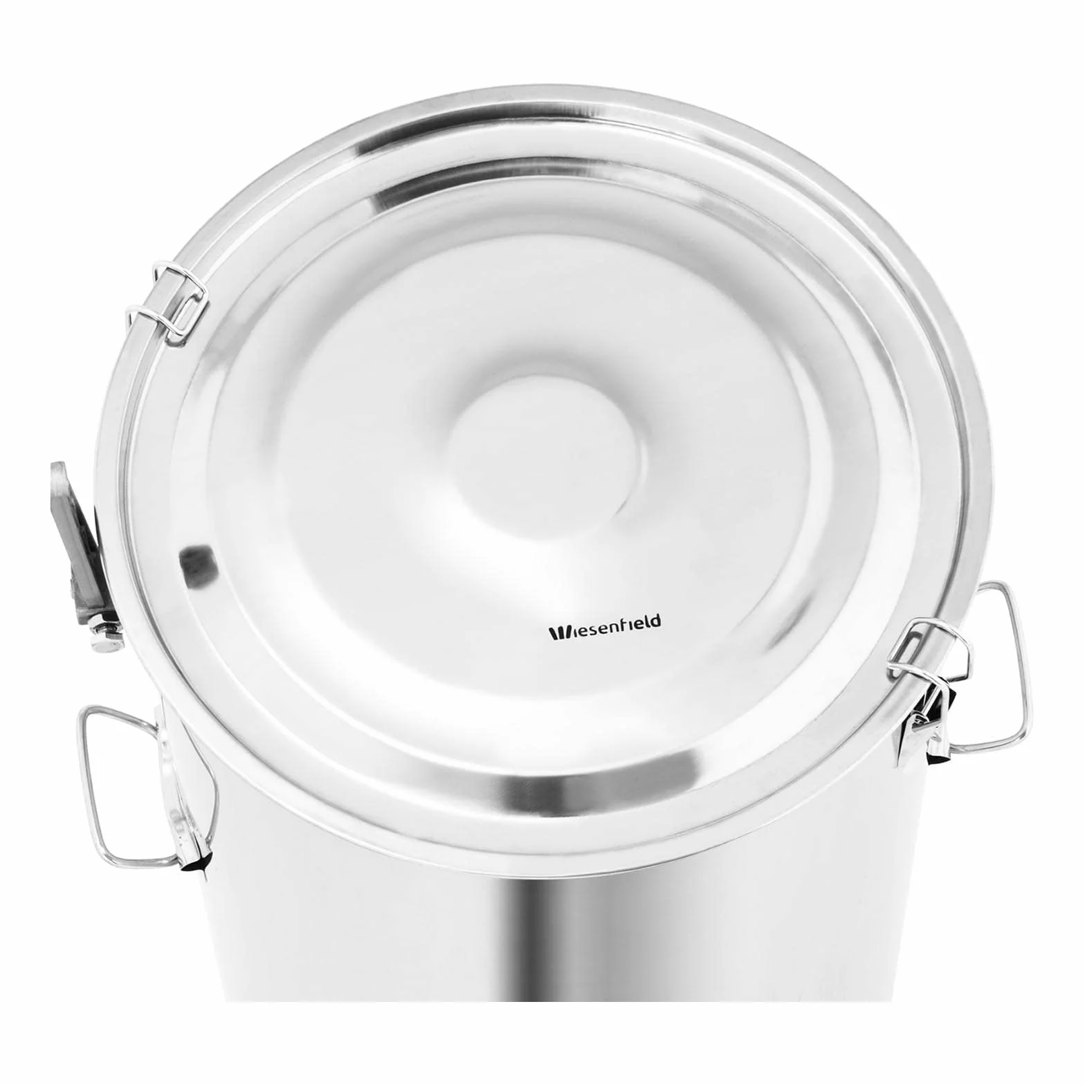 Smielatore Manuale Tangenziale Estrattore Per Miele Inox Professionale WIHE-02201 (2 Favi, Acciaio Inox, Plastica, Tangenziale)