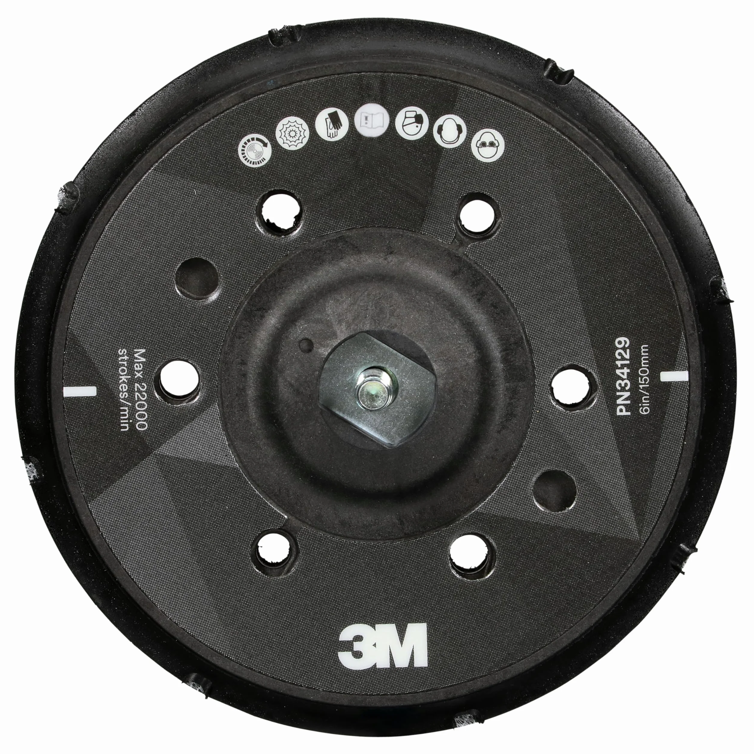 Platorello per lucidatrice rotorbitale 3M Perfect-It, 150 mm (6 in), 34129