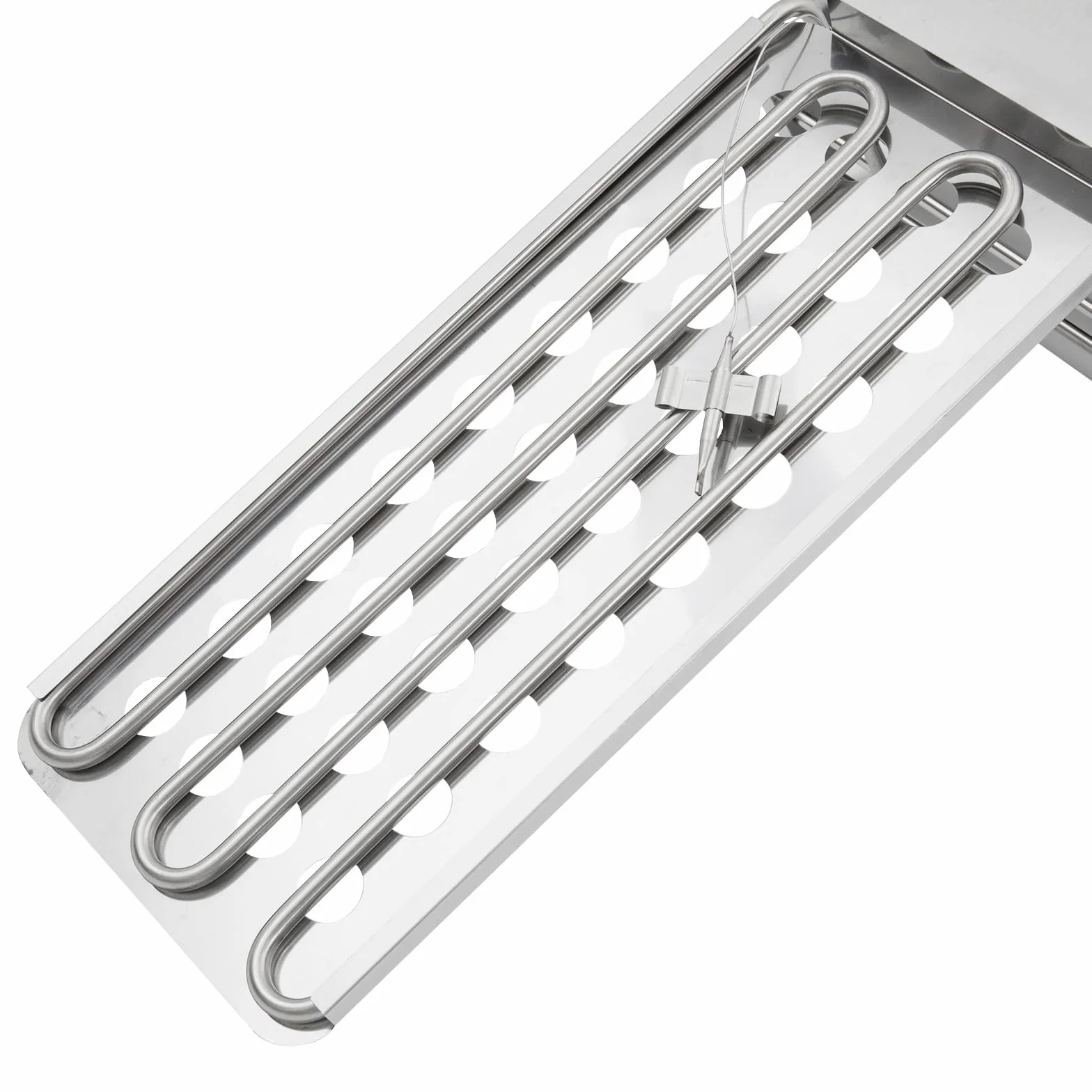 Fornello elettrico da 2000 W, con 6 cestini, temperatura regolabile, in acciaio inox, per ristoranti, spaghetti, mense, ecc