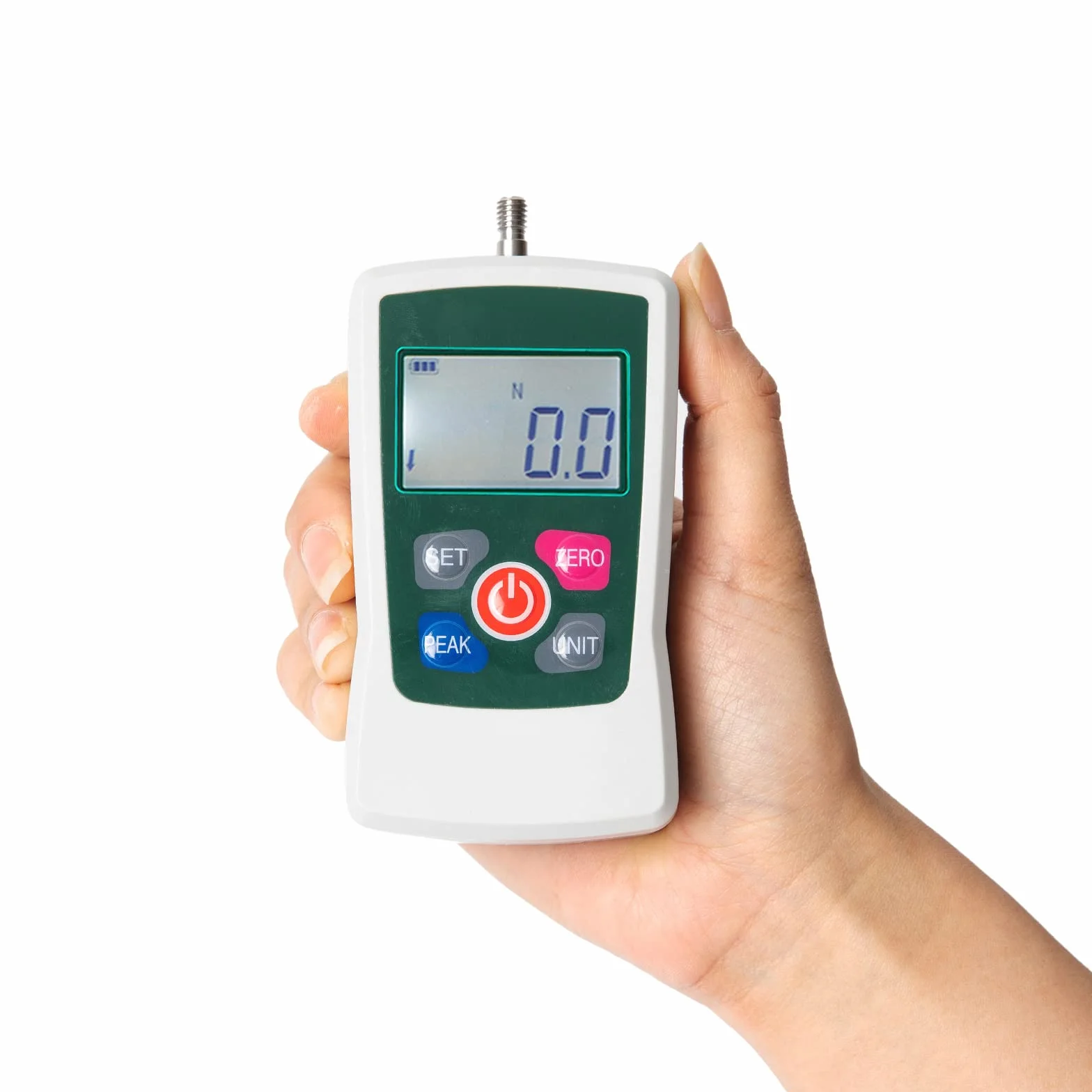 Beslands Misuratore di potenza digitale 500 N portatile, misuratore di pressione e trazione (500 N)