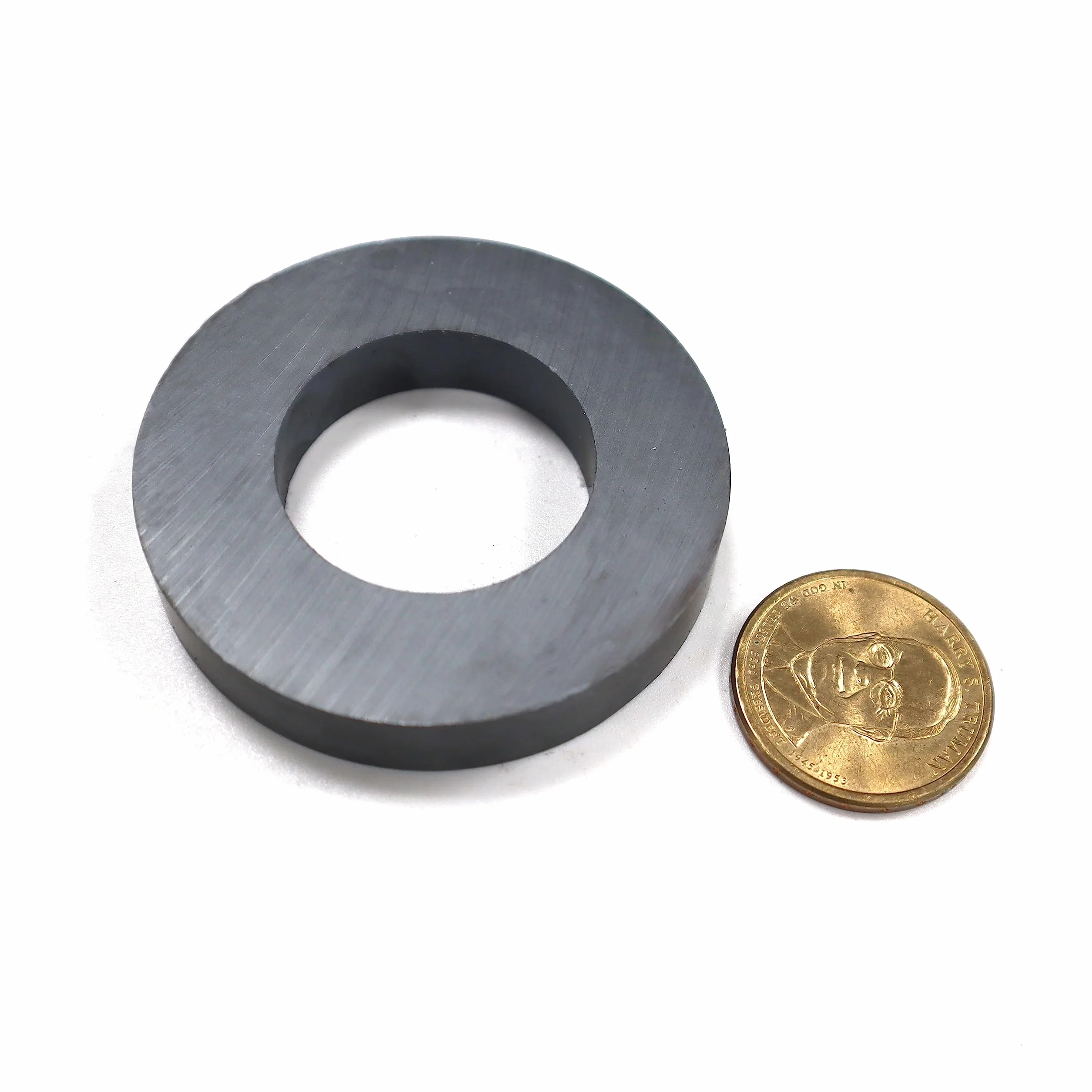 AOMAG Anelli magnetici in ferrite OD60 x ID32 x 10 mm C8 ceramica confezione da 2 pezzi