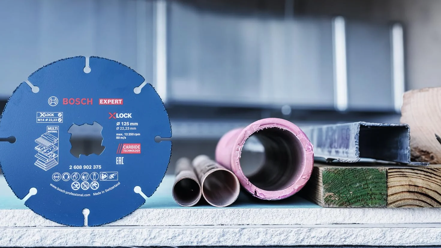 Bosch Professional 1x Mole da Taglio X-LOCK Expert Carbide Multi Wheel (Diametro 125 x Spessore mm 1,0 mm, Accessorio Smerigliatrice Angolare)
