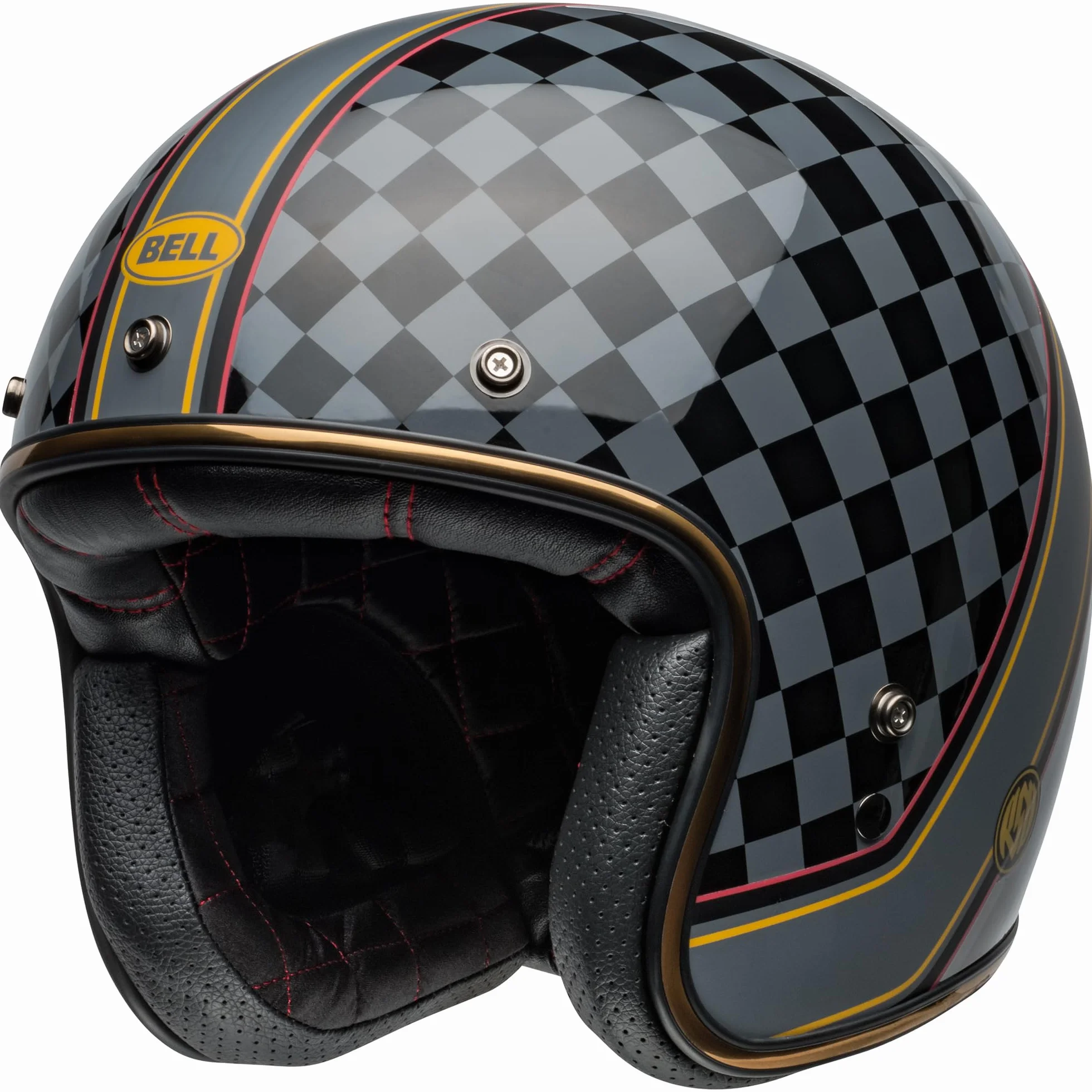 HELMET BELL CUSTOM 500 ECE6 RSD WRKRS MATTE/GLOSS BLACK/GOLD M