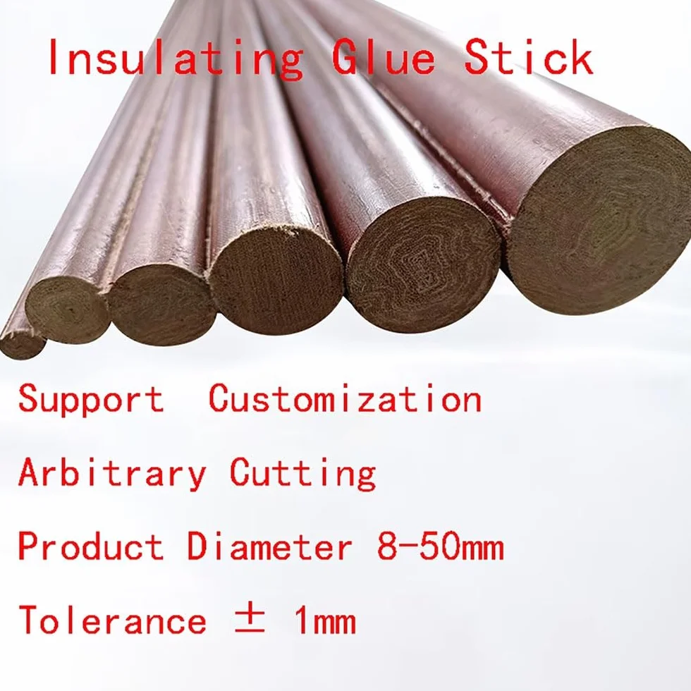 Aste fenoliche, Barra isolante in laminato fenolico da 1 pezzo, asta di legno resistente alle alte temperature