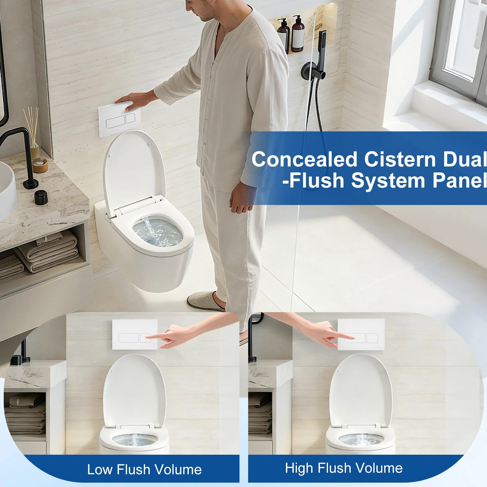 Geberit Sigma Piastra di Comando per WC, Ricambio 115.770.11.5, 246×164 mm