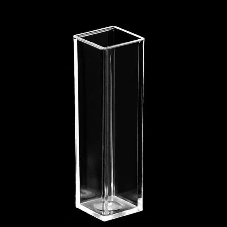Cuvetta in plastica monouso PMMA 4,5 ml UV-VIS CLR 10 mm 100 sztuk