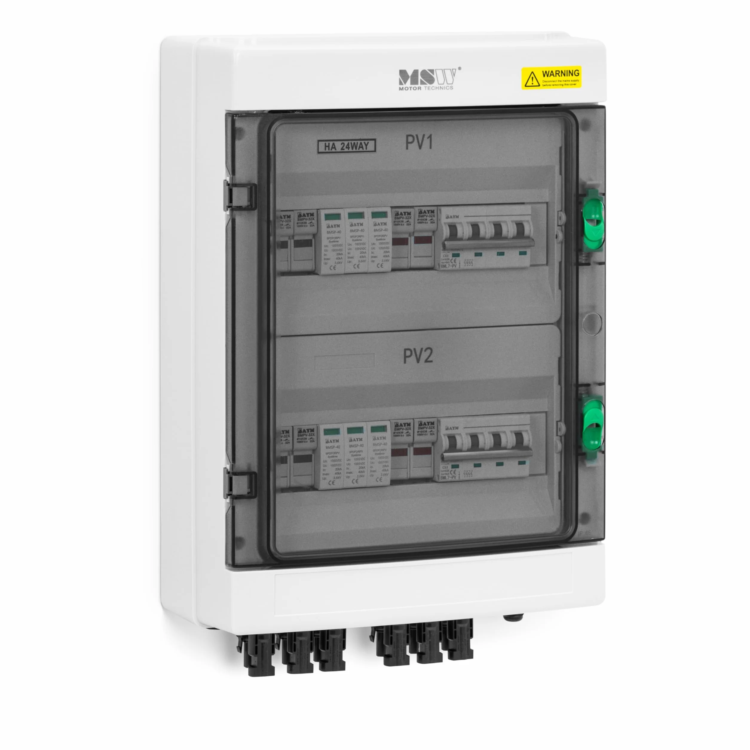 MSW MSW-WPD-PVDC4/2 Dispositivo di protezione da sovratensioni impianti fotovoltaici Tipo 2 1000 V IP65