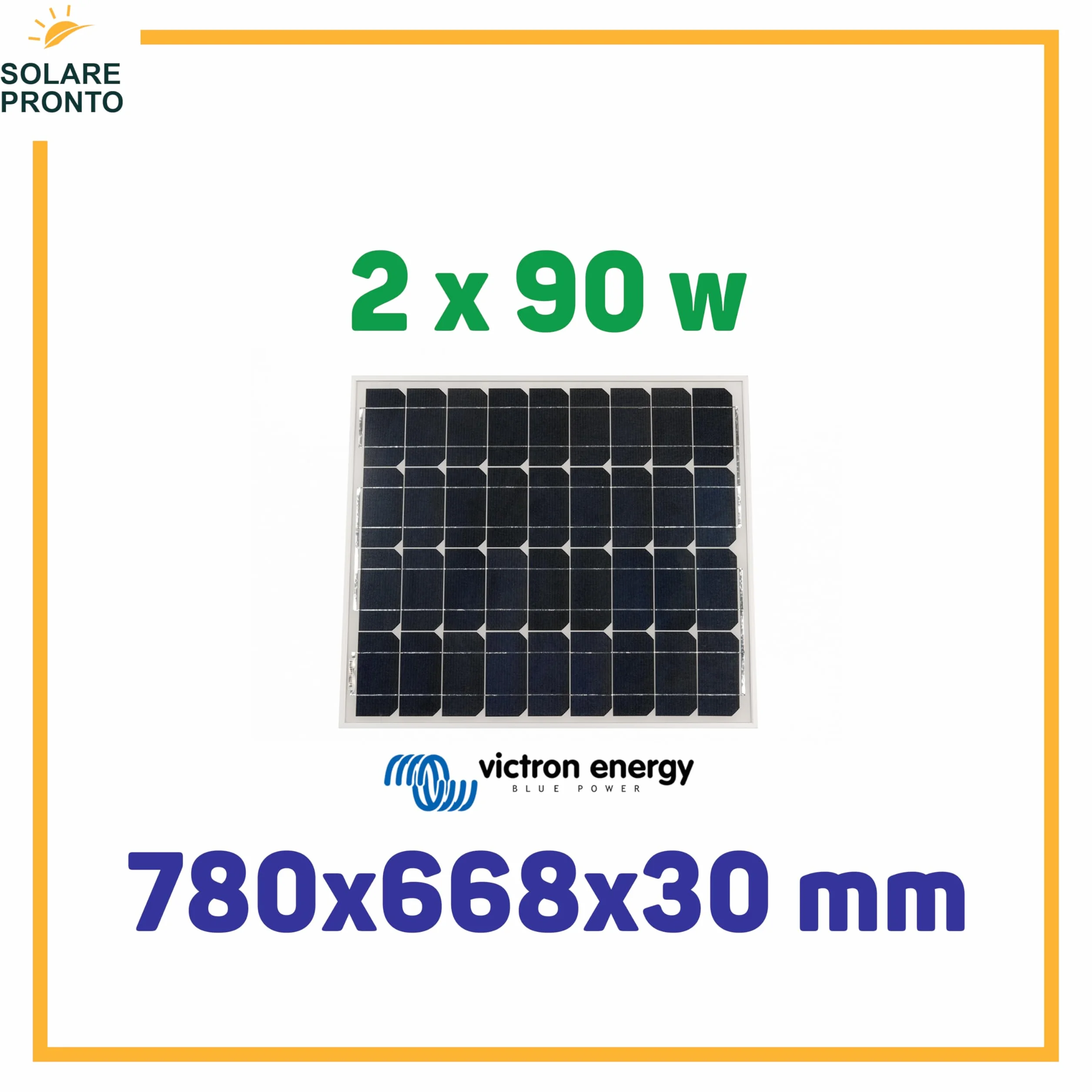 Kit Fotovoltaico 12V 2 pannelli + Smartsolar MPPT 100/30 + Batteria AGM/GEL per Camper e Barca – Compatibile con Victron (180W)