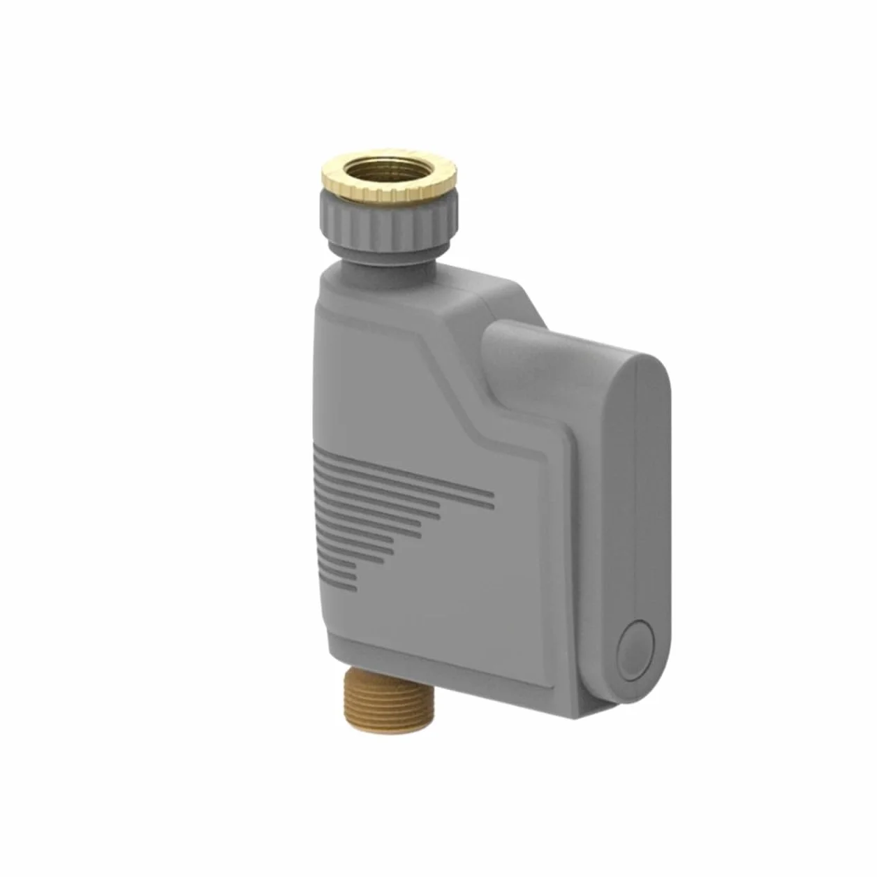 Valvola a sfera motorizzata, Misuratore di portata d'acqua Tuya, timer for valvola di irrigazione wireless, rubinetto programmabile for tubo 'acqua, timer for irrigatore intelligente con hub,con indi